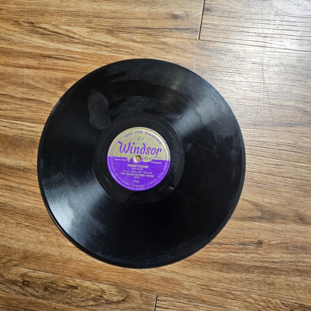 The Sundowners Band – Honeycomb 1958‎ Windsor Records 78RPM 10" V+/V+